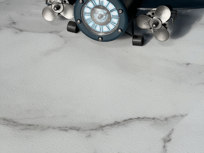 Мраморный виниловый ламинат Aquamarine.
