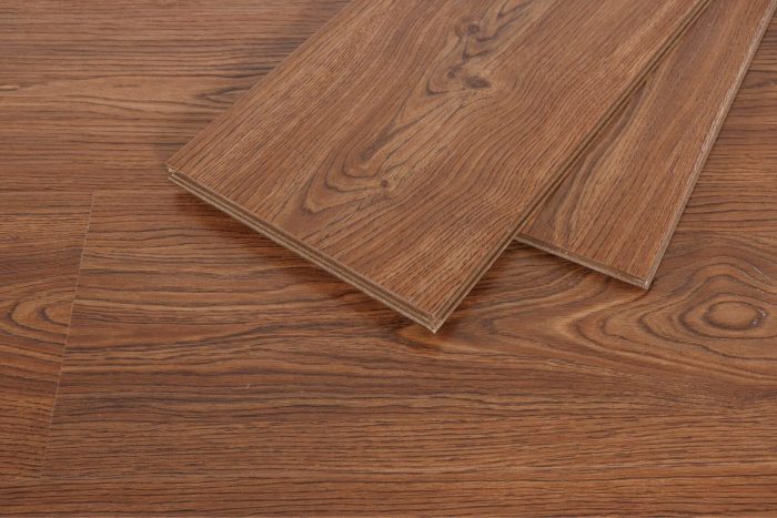 Dark Walnut Laminate Flooring - Class 33, 12mm - Mostflooring Brilliant A11711