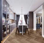 Напольное покрытие кварц винил SPC CronaFloor Herringbone Дуб Тулуза H001.