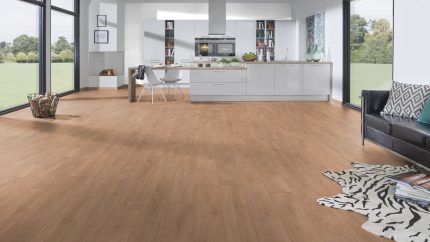 Ламинат Floordreems Vario 8634 Дуб Брашированный 1285 х 192 Krono Original - Поверхность с текстурой.