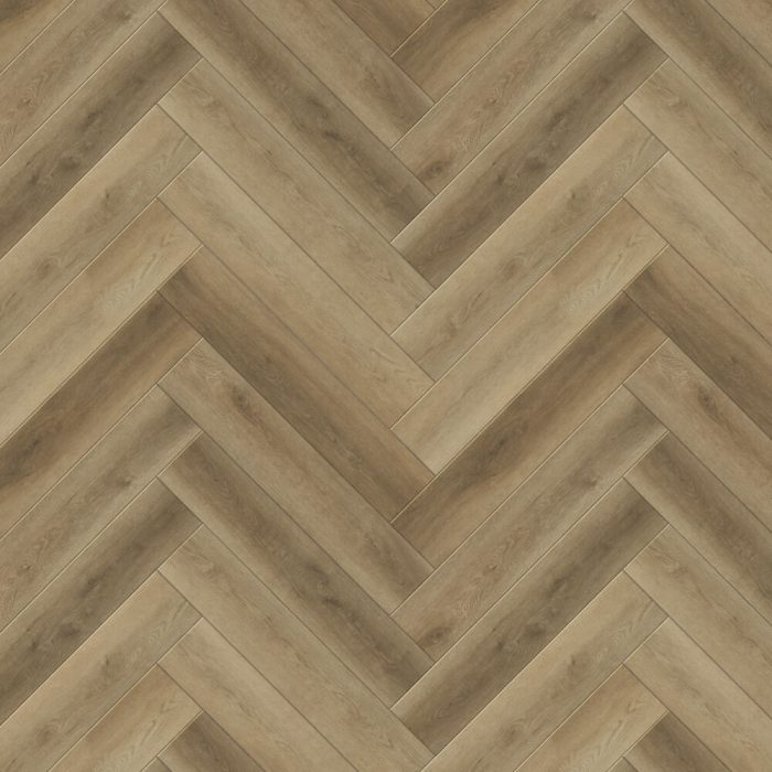 Напольное покрытие кварц винил SPC CronaFloor Herringbone 2.0 Дуб Руан H021 - Французский шик