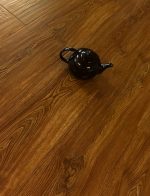 Dark Walnut Laminate Flooring.