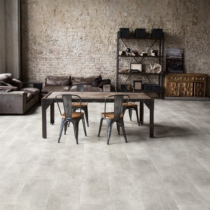 Виниловая плитка Soft grey 1120x169