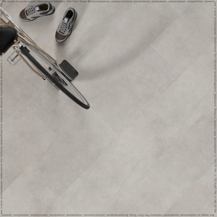 Vinyl flooring in grey marble design