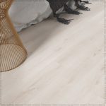 Vinyl flooring in oak color