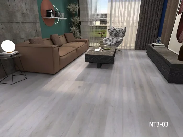Ламинат SPC Aspenfloor Natural Touch Дуб Шато - Поверхность с текстурой древесины.