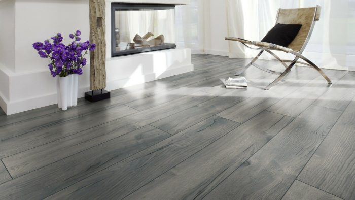 Ламинат Kronotex Exquisit D4765 - серый дуб.
