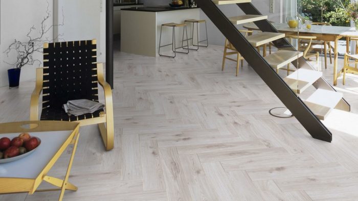 Ламинат Kronotex Herringbone AB 3516 32 класс, 8 мм. - Изумительный узор