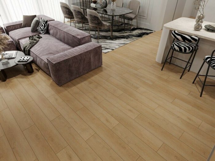 Ламинат SPC Evofloor Home Дуб Медовый - Интерьерный дизайн