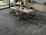 Dark Concrete Vinyl Laminate Evofloor Stone Glue SG 4-007.