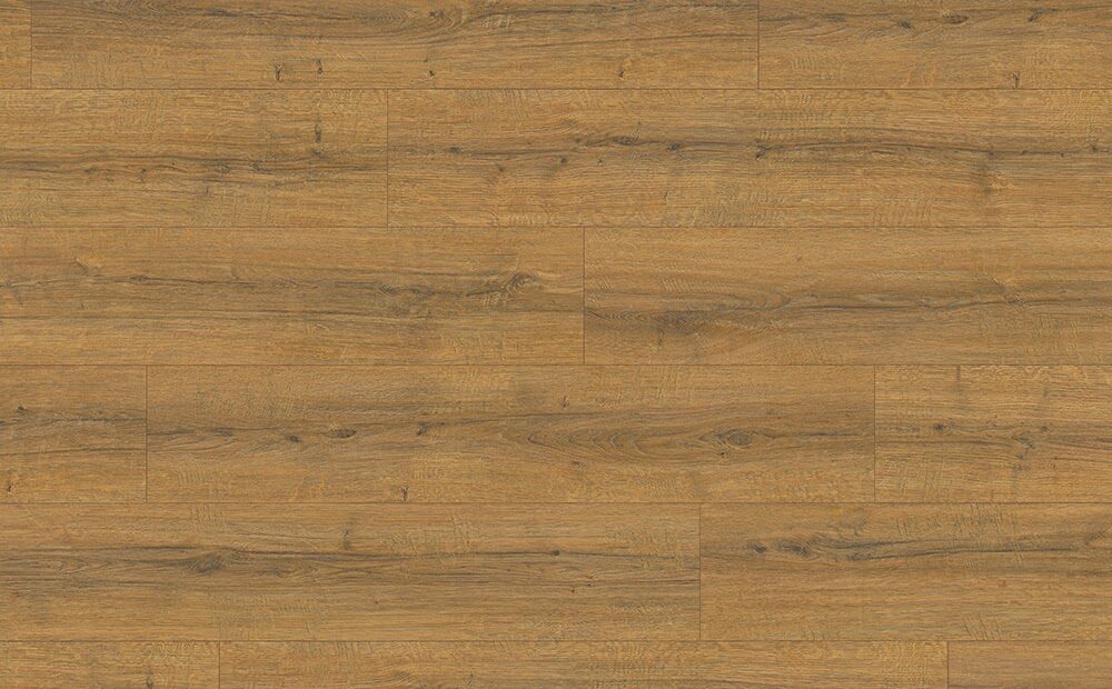 Ламинат Egger Aqua+Large EPL184 Дуб Шерман коньяк коричневый - водостойкий ламинат.
